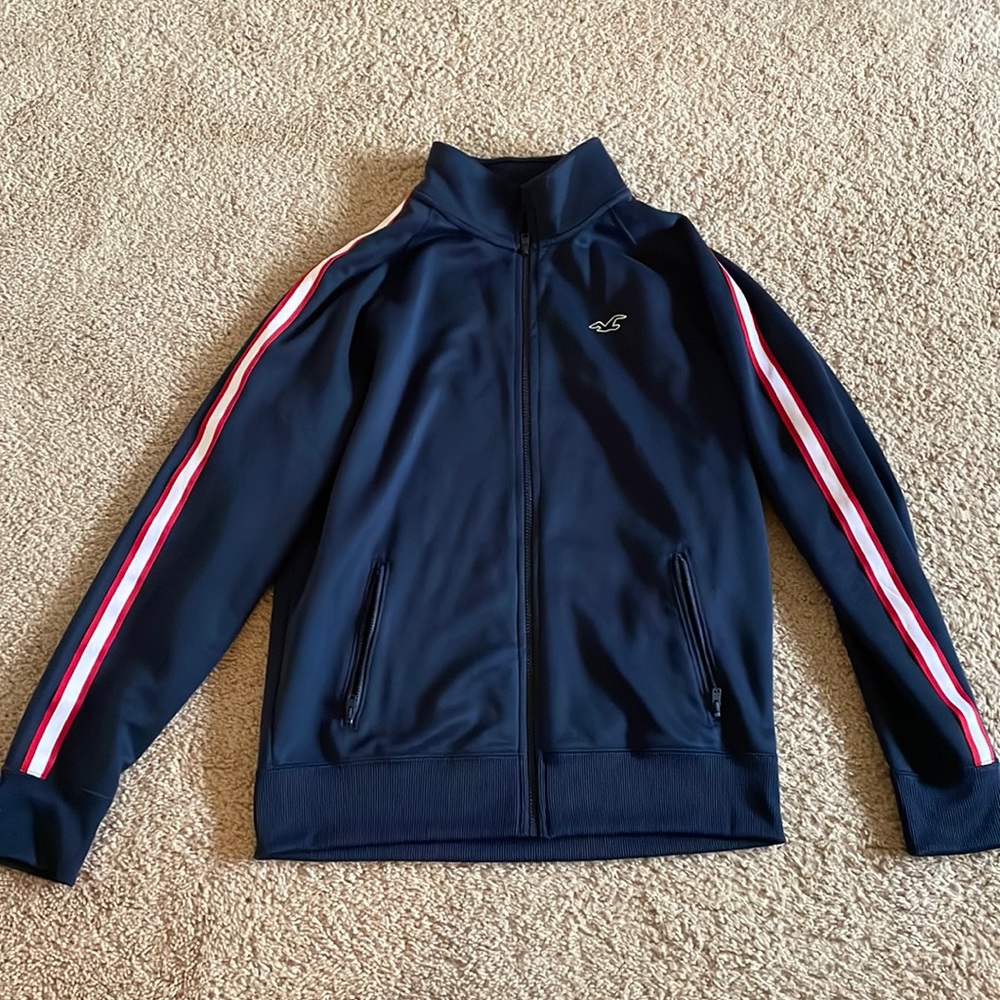 Men’s Full Zip up Hollister Sweat Jacket size L